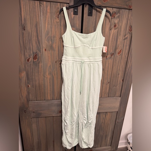 FREE PEOPLE NWT Inbound Onesie in Moss L - Picture 5 of 7